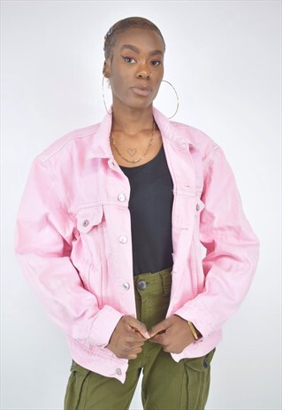 VINTAGE 90'S LEVI'S PINK DENIM JACKET