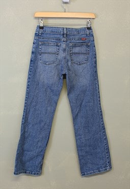 Vintage Wrangler Jeans Blue Denim Straight Leg With Logo