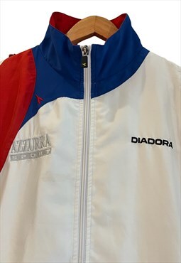 80s red white and blue Italian sports jackets 