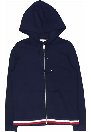 Vintage 90's Tommy Hilfiger Hoodie Zip Up Navy