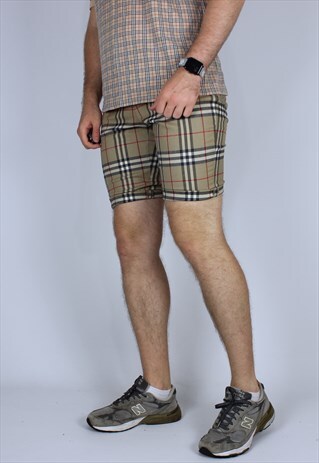 BURBERRY VINTAGE RARE SHORT MEN MULTI