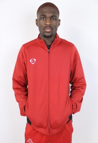 VINTAGE NIKE 90'S RED SPORTS JACKET