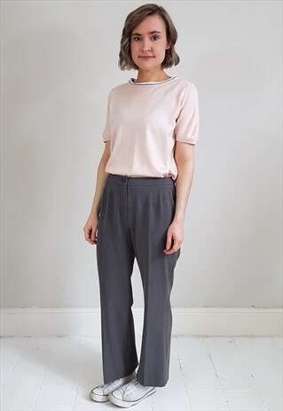 VINTAGE 90'S DARK GREY TROUSERS