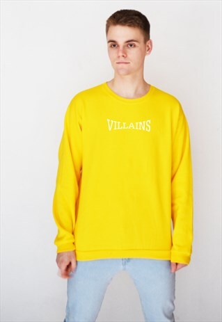 YELLOW SCOPE (WHITE) SWEATSHIRT