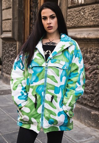 VINTAGE BOMBER JACKET MULTICOLOR SERGIO TACCHINI COD.9-230