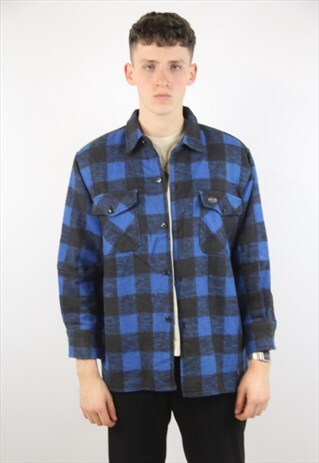 VINTAGE HEAVY WINTER FLANNEL SHIRT