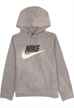 Vintage 90's Nike Hoodie Swoosh Pullover Grey XLarge