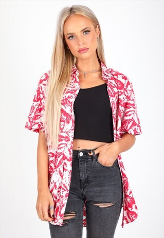 VINTAGE ZARA PATTERN SHIRT S228