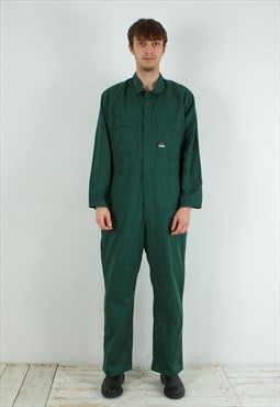 Hard Yakka 97ST L Work Boilersuit Coveralls Snap Up Overalls