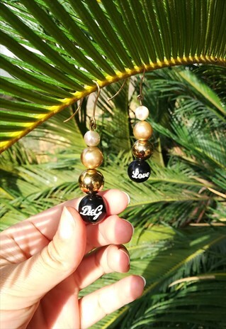 RARE DOLCE & GABBANA PEARLED EARRINGS