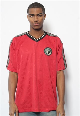 VINTAGE FILA FOOTBALL SHIRT RED