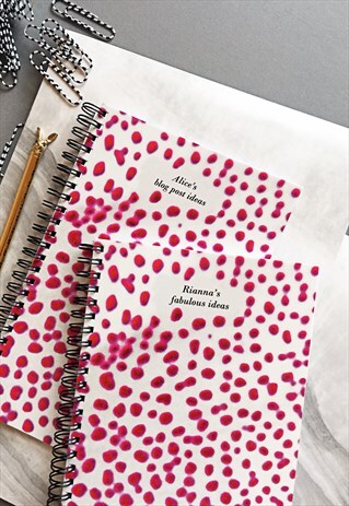 ORCHID PERSONALISED NOTEBOOK