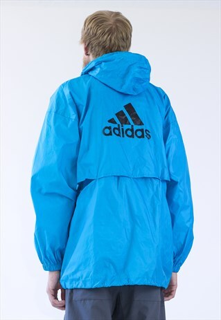 90S VINTAGE MENS ADIDAS WINDBREAKER WATERPROOF JACKET