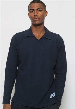 VINTAGE ASICS COLLARED SWEATSHIRT