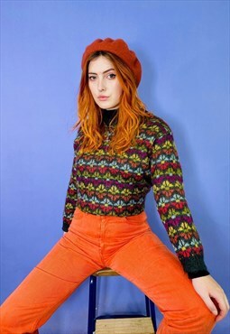 Vintage Rare 70s United Colors of Benetton Knitted Jumper