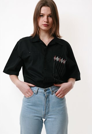 90S VINTAGE HARLEY-DAVIDSON OLDSCHOOL SHIRT 16637