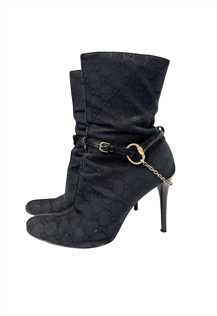 Gucci suede sale ankle boots