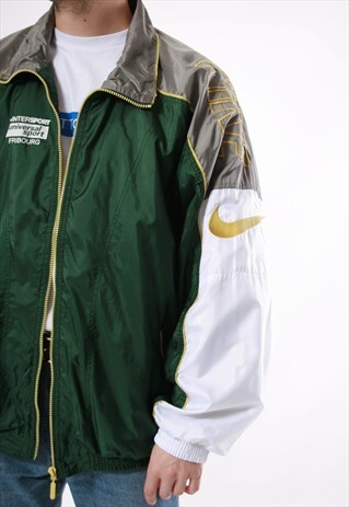 90S VINTAGE NIKE OLDSCHOOL SHELL JACKET 13726