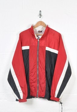Vintage Shell Suit Windbreaker Jacket 80s Block Ladies XXL