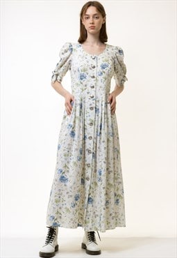 70s Vintage dress, Dirndl dress, Bavarian dress 5418