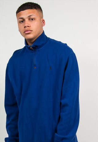 RALPH LAUREN QUARTER ZIP SWEATSHIRT SWEATER