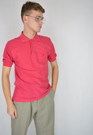 VINTAGE CLASSIC PINK POLO SHIRT