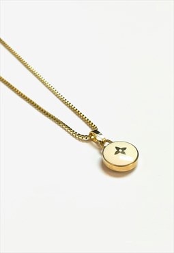 Louis Vuitton LV Petal Charm Pendant on Chain/Necklace