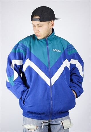 VINTAGE MENS ADIDAS ORIGINALS TEAM JACKET
