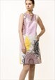 VINTAGE WOMAN MAX MARA PATTERN DRESS 4851