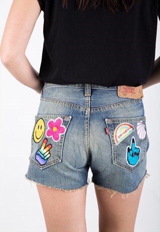 REWORKED LEVI'S VINTAGE DENIM SHORTS