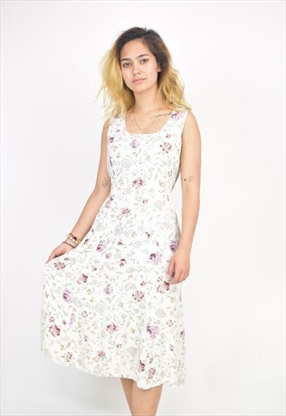 VINTAGE 90'S FLOWER MAXI DRESS