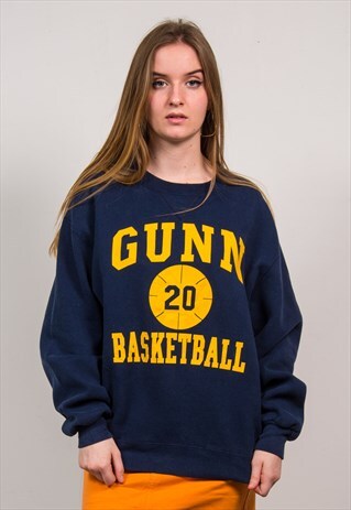VINTAGE 90'S USA GUNN BASKETBALL SWEATSHIRT