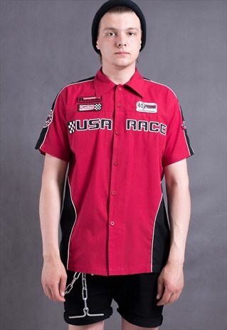 RACE ACROSS AMERICA SHIRT FORMULA 1 STYLE SHIRT
