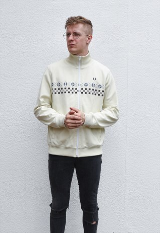VINTAGE FRED PERRY TRACK TOP SIZE M