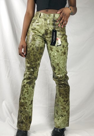 snakeskin pant