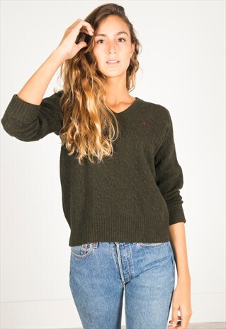 VINTAGE 80S POLO RALPH LAUREN JUMPER / R4224C300