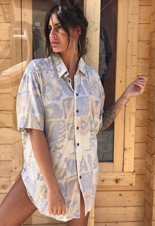OVERSIZED RETRO 90S 80S VINTAGE UNISEX FESTIVAL SHIRT