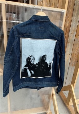 Reworked Y2K Levis x Tupac x Marilyn denim jacket 