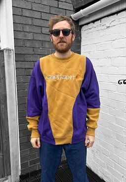 Vintage Reworked Carhartt one of a kind sweatshirt jumper