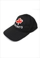 VINTAGE TORONTO, CANADA BLACK EMBROIDERED CAP