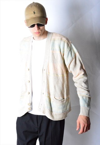 VINTAGE 80S PASTEL CARDIGAN