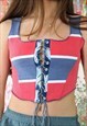 STRIPED CORSET TOP