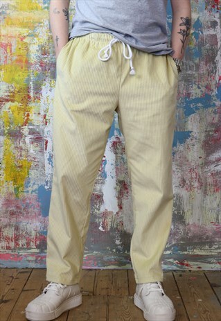 CORD DRAWSTRING TROUSERS