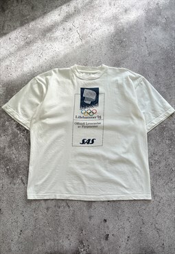 Vintage 1994 Lillehammer Winter Olympics Tee Shirt
