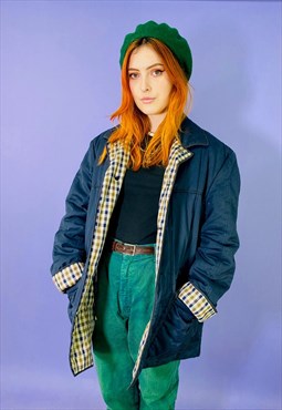 Vintage 90s Aquascutum Quilted Trench Coat