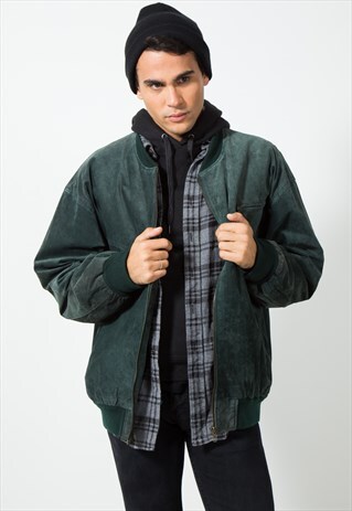 VINTAGE BOMBER SUEDE JACKET / S185