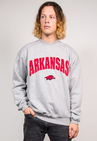 90'S ADIDAS ARKANSAS RAZORBACKS FOOTBALL SWEATSHIRT