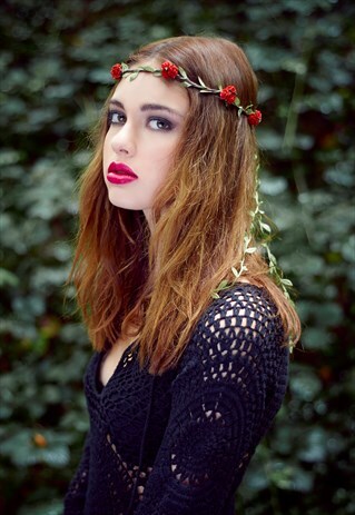 FLORAL CROWN, FLOWER CROWN, FLOWER GARLAND, FLORAL GARLAND