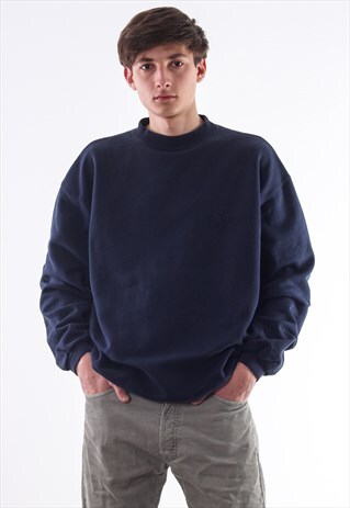 VINTAGE LEVIS CREW NECK 90S NAVY BLUE