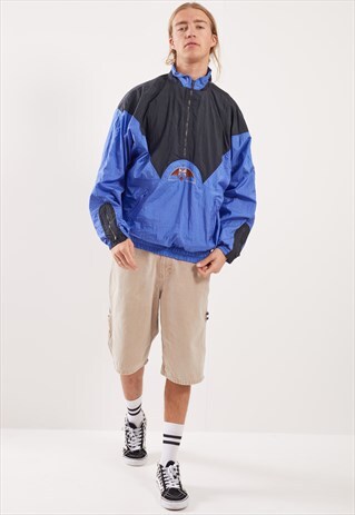 VINTAGE 1/2 ZIP PATTERNED FESTIVAL JACKET